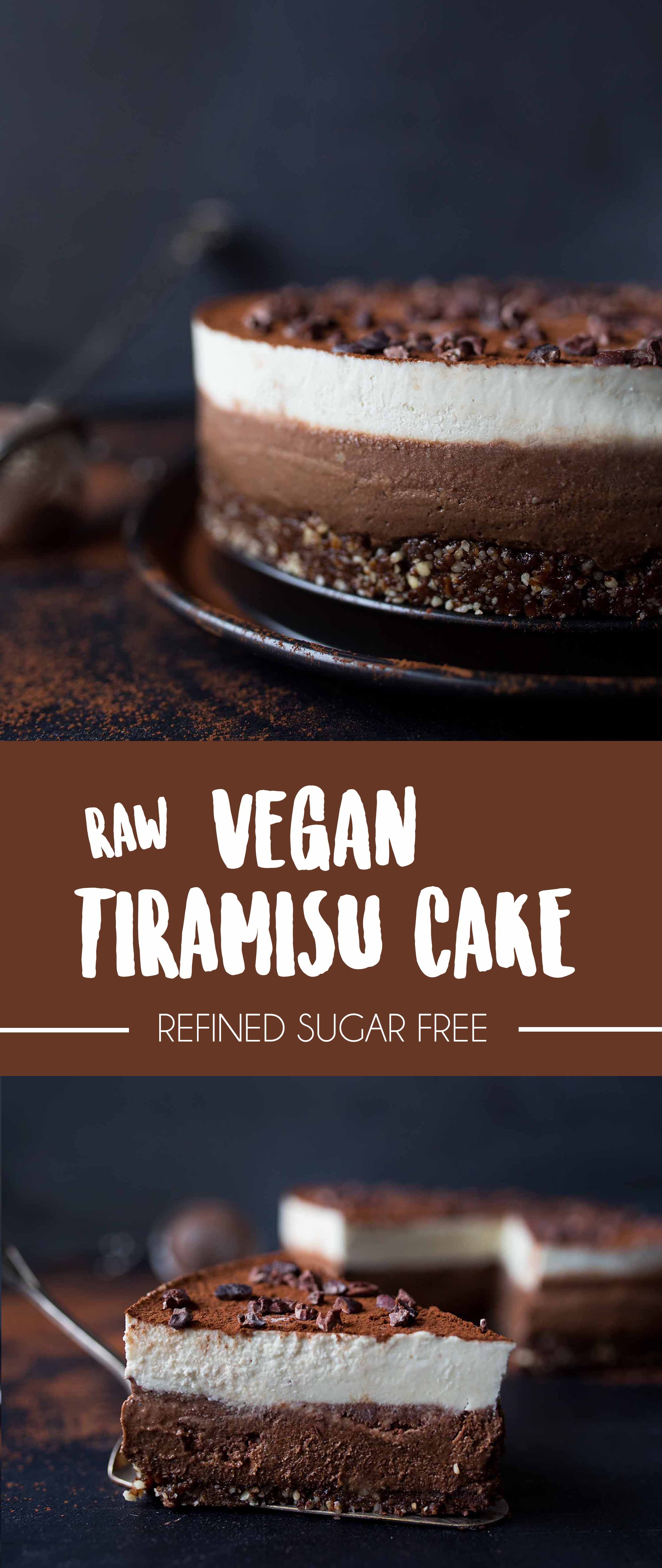 Raw Vegan Tiramisu Cake