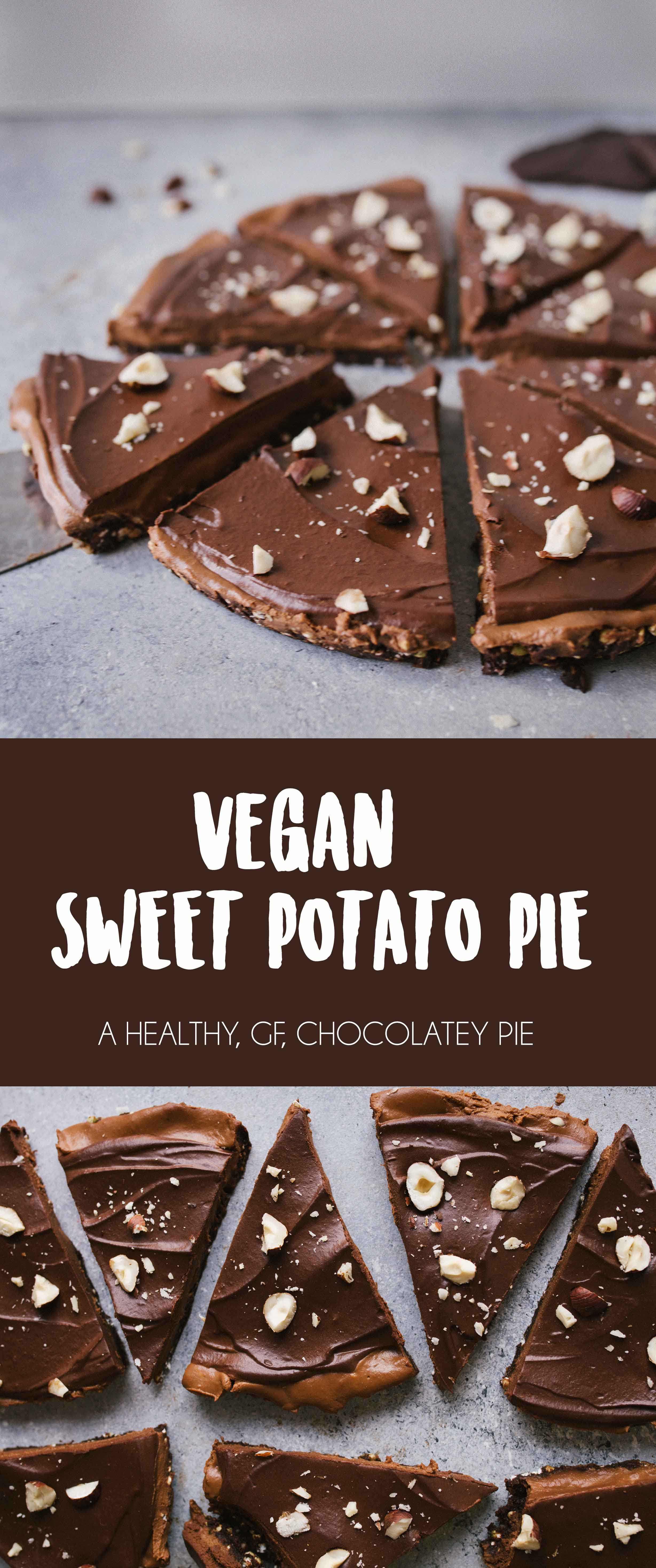 Vegan Sweet potato Pie {gluten-free and no refined sugar}
