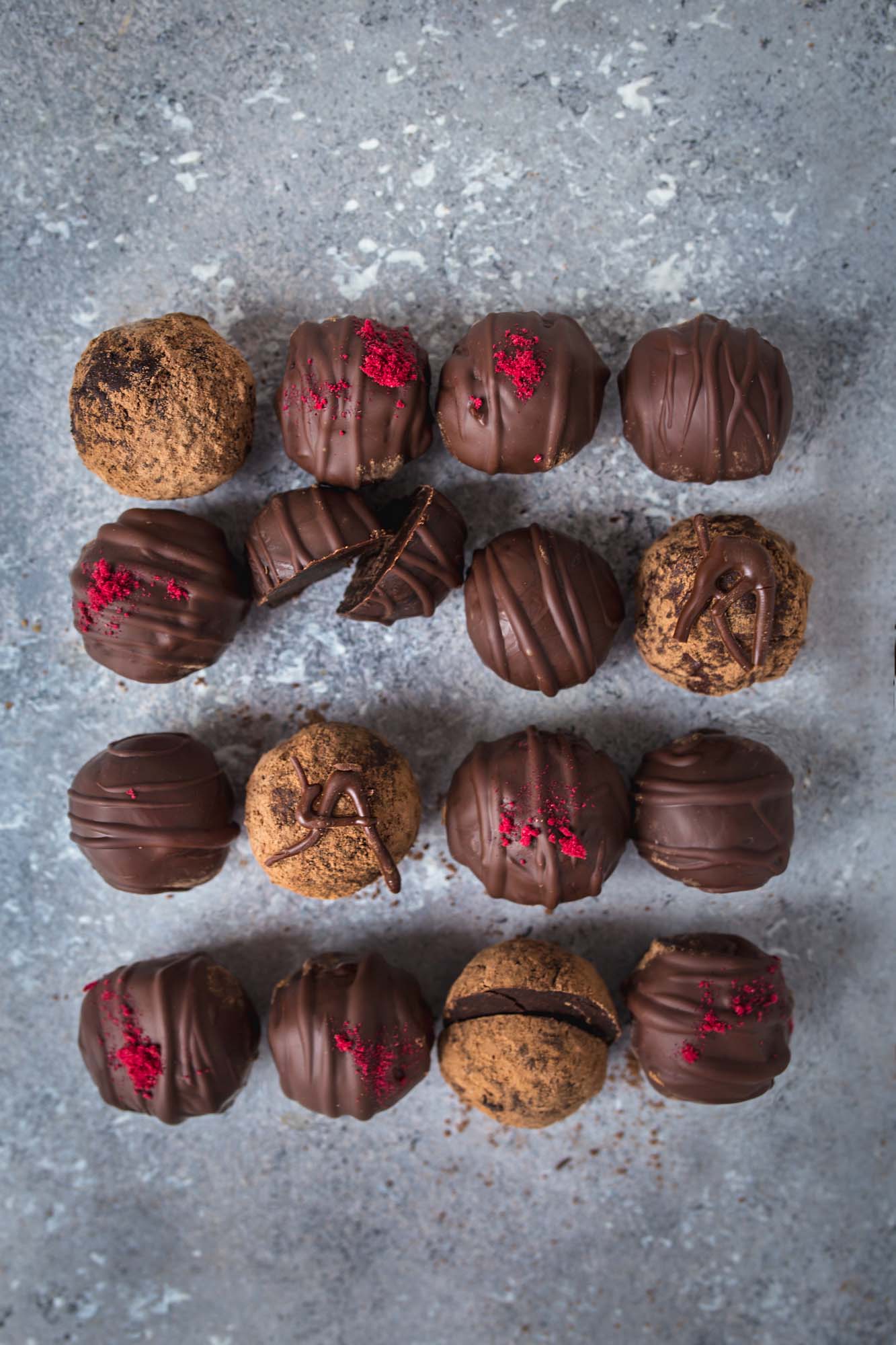 Carob Cacao Maca Truffles for hormonal balance and to satisfy your sweet cravings